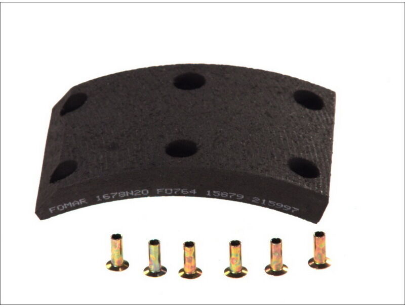 Bremsbackenbelag ROULUNDS RL001678N20A8