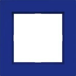 Hager WAD6120C14 LED-Rahmen 1fach, A.1, cobalt, matt