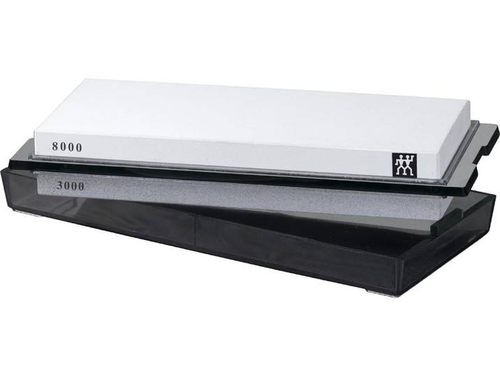 Messerschärfer ZWILLING Twin Finishing Stone Pro 3000/8000 , schwarz, B:8,5cm L:20cm, Messerschärfer, Messerschärfer