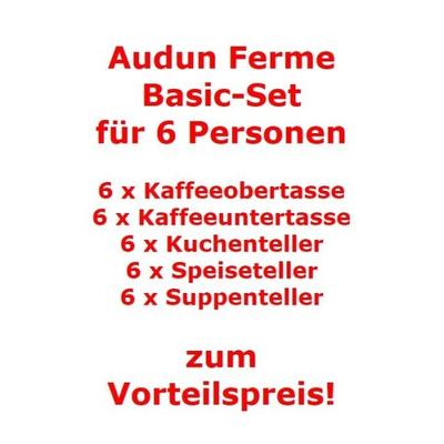 Villeroy & Boch Audun Ferme Basic-Set für 6 Personen / 30 Teile