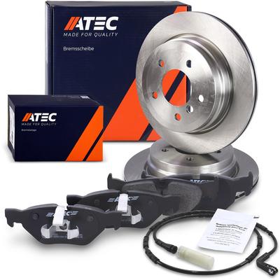 Atec Bremsscheiben + Bremsbeläge Hinterachse Belüftet [Hersteller-Nr. 40578117] für BMW