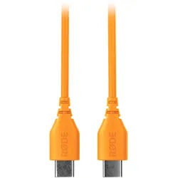 SC22 USB-C auf USB-C Kabel orange 30 cm