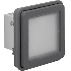 Hager LED-Signallicht-Einsatz blau W.1 grau