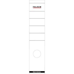 Falken Rückenschilder 80040652, weiß, 60 x 290mm, selbstklebend, 10 Stück