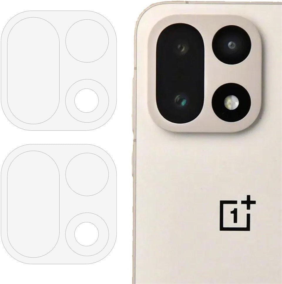 INCOVER OnePlus 15  Kameralinsebeskyttelse - 2 stk. - Gennemsigtig