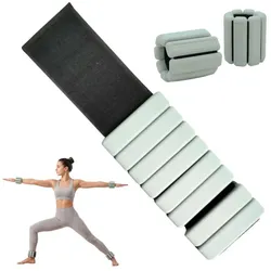 Relaxdays Gewichtsmanschetten 2er Set Grau