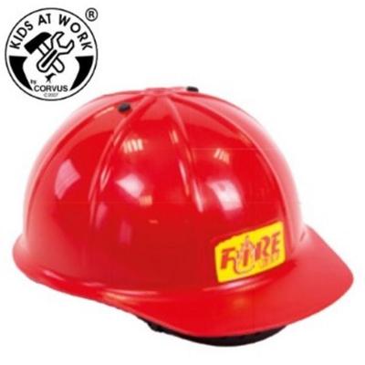 CORVUS A600014 - Kids at work: Feuerwehrhelm, rot, Kunststoff
