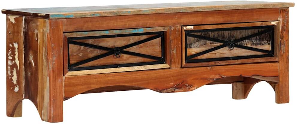 vidaXL Meuble TV 120x30x40 cm Bois de récupération massif