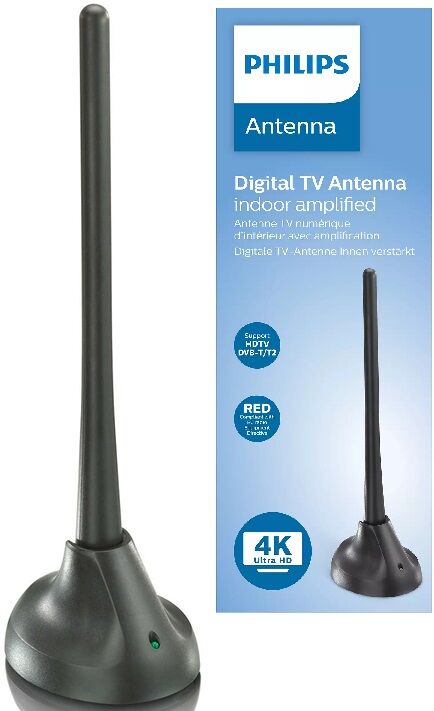 Antena Interior Amplificada SDV5100/12 VHF/UHF 18dB - PHILIPS