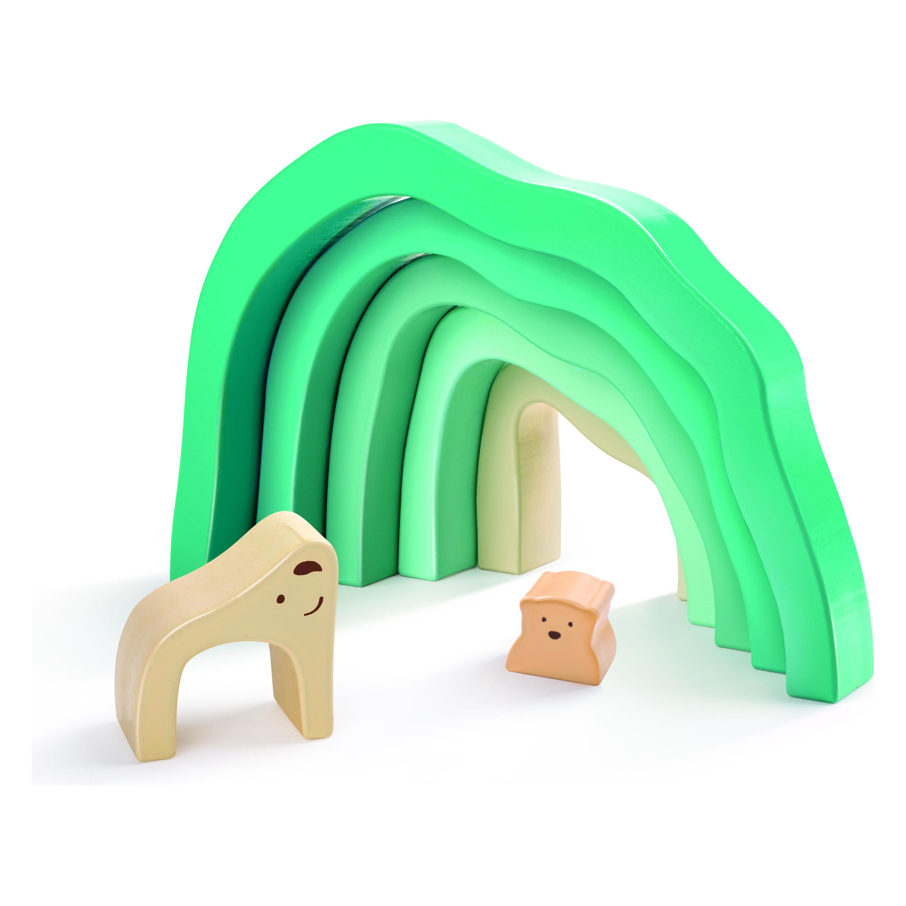 Hape Stapelblöcke Eisbären in der Arktis (E0490)