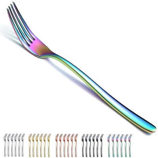 Benza Ibenzoa Set: 6 roestvrijstalen tafelserviezen van 19 cm, vaatwasmachinebestendig