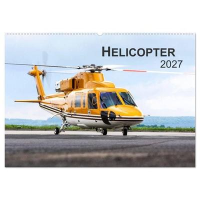 Helicopter 2027 (Wandkalender 2027 DIN A2 quer), CALVENDO Monatskalender