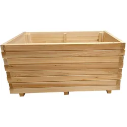 Hardin 1fachgut Holz-Hochbeet aus Tannenholz, ca. 80 x 50 x 39 cm - Natur