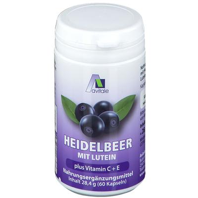 Heidelbeer KAPSELN+Lutein+C+E 60 St Kapseln