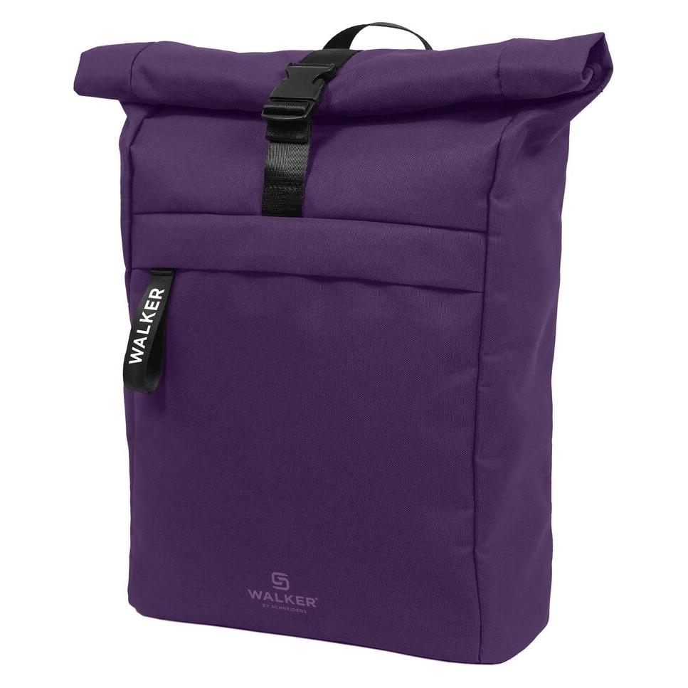Walker Rucksack Roll Top purple velvet (23 l) (42263-334)