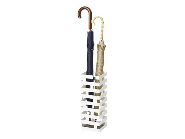 Yamazaki 2362 BRICK Umbrella Stand\, white\, Steel\, 15 x 15 x 43 cm