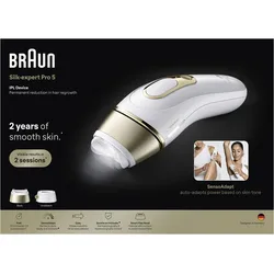 BRAUN IPL-Haarentfernungsgerät Silk-expert Pro 5 PL5210 - weiß|gold