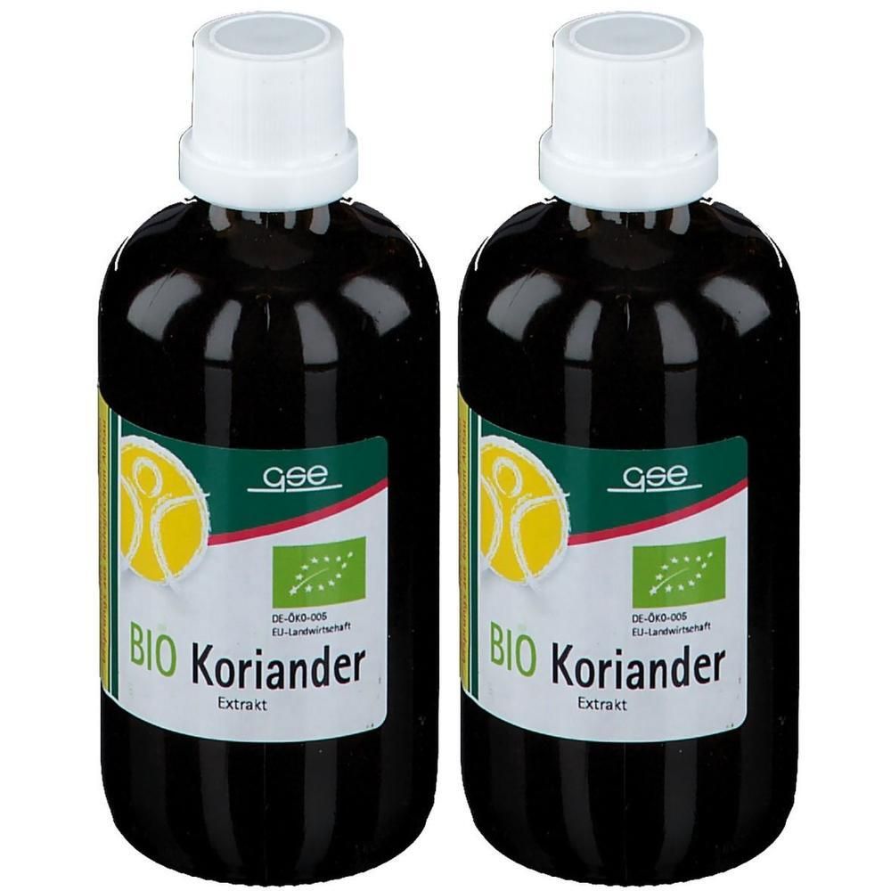 GSE Koriander Extr 23% V/V Bio 2x 2x100 ml Liquidum