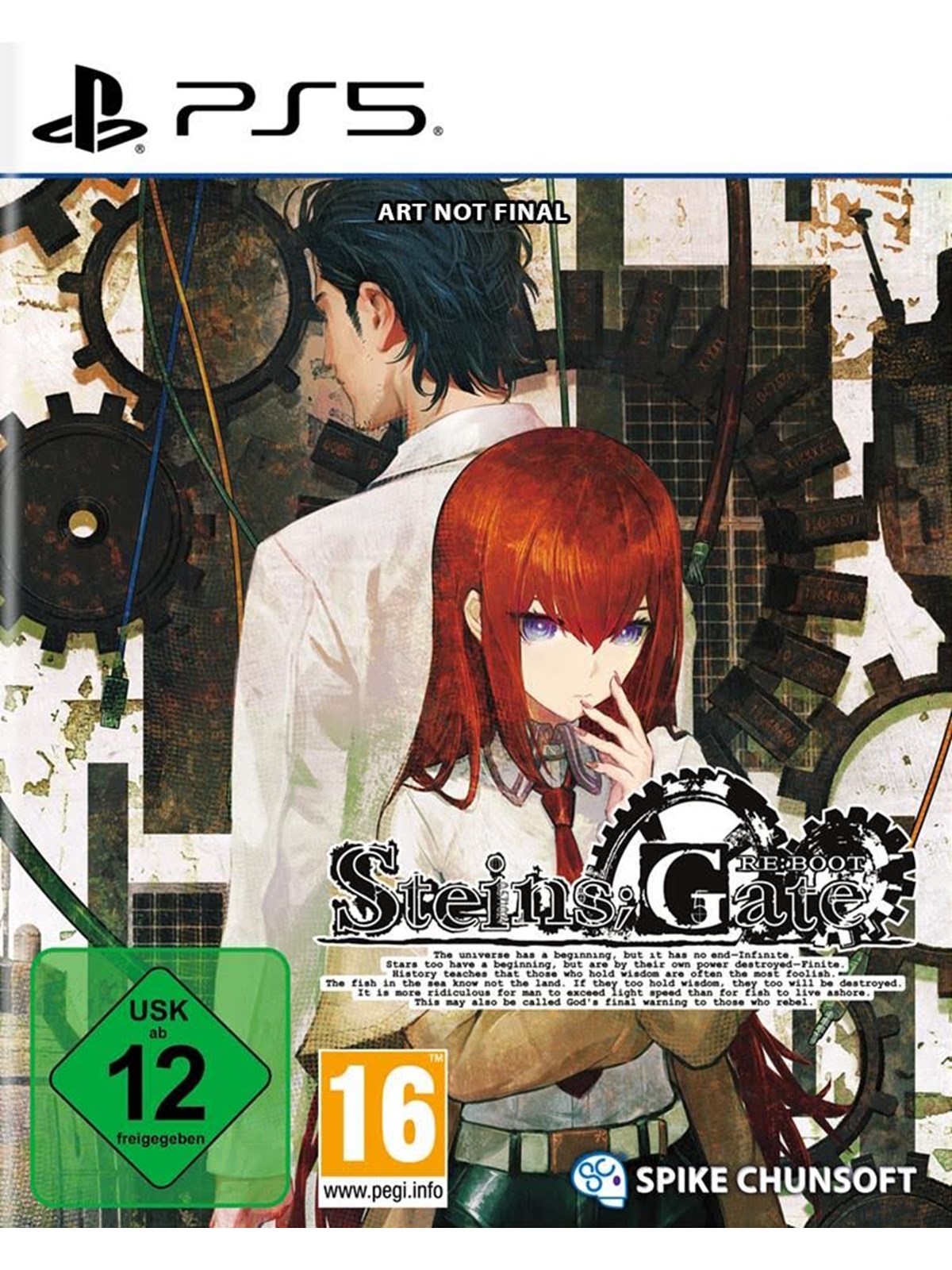 Steins,Gate Re:Boot - Sony PlayStation 5 - Visual Novel - PEGI 16