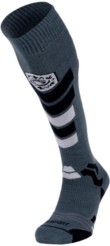 Bv Sport  - Slide Elite High Noir Gris - 39-41 - Chaussettes de ski