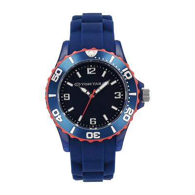 Quarzuhr TOM TAILOR, blau, Armbanduhren, Kinder, Quarzuhr, Armbanduhr, Silikonarmband, Kinderuhr, Junge, analog