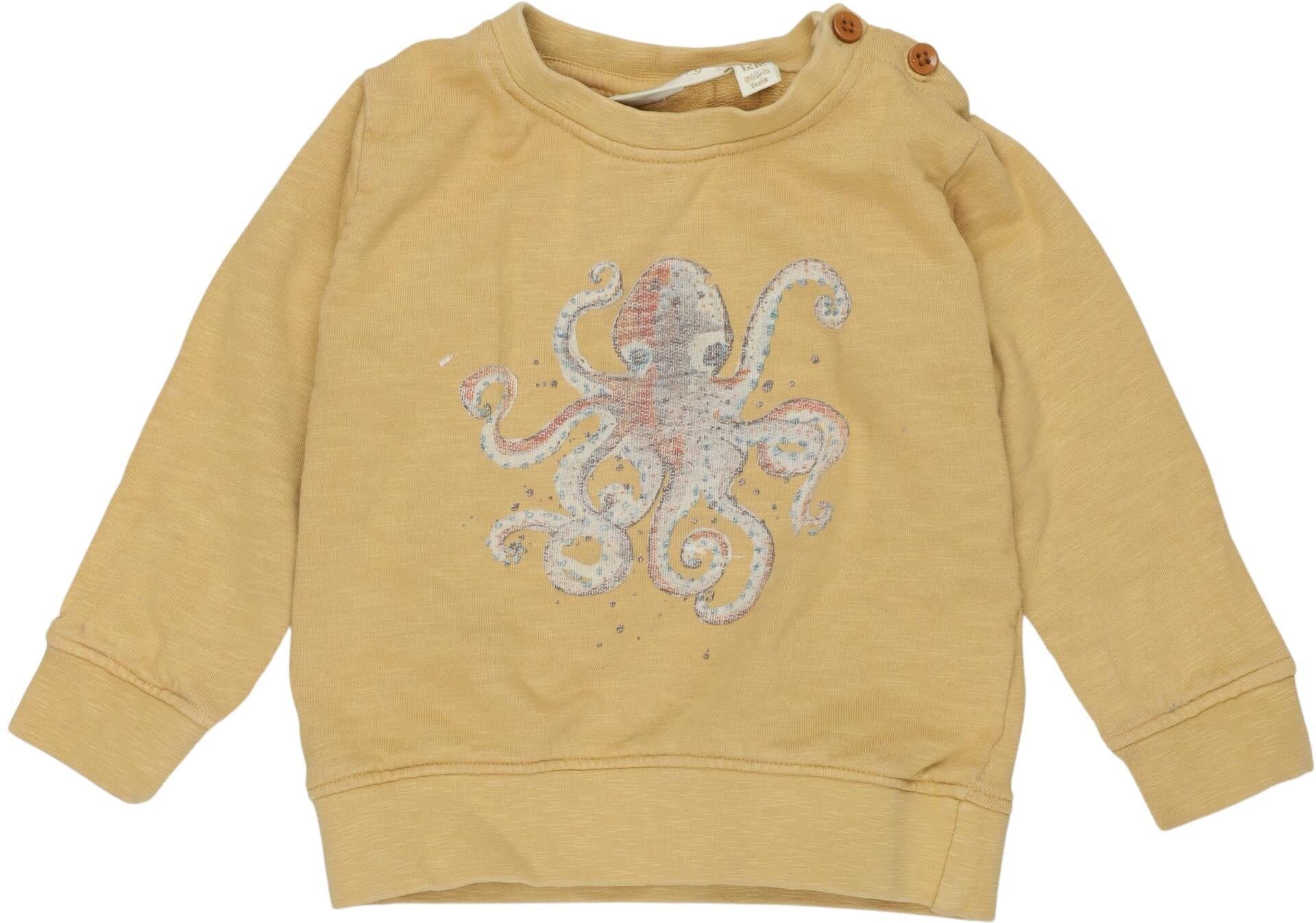 Soft Gallery Jungen Kapuzenpullover oder Sweater, Gelb, Gr. EU 68 (US 6-12 Monate), Baumwolle - Second Hand