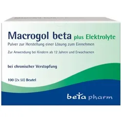 MACROGOL beta plus Elektrolyte Plv.z.H.e.L.z.Einn. 100 St