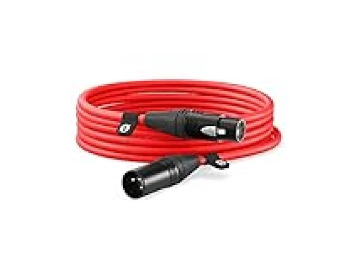 RØDE XLR-6 Câble XLR Premium (6m, Rouge)