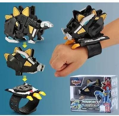 Useful Little Things Transforming Dinosaur Robot Watch Toy e