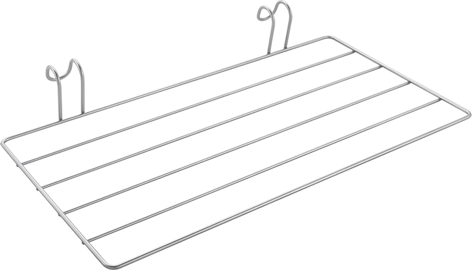 Metaltex Radius wasdroger voor radiatoren, zilver, ophangbaar