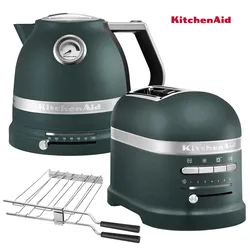 KitchenAid Artisan Wasserkocher + Toaster Palmenstrand