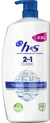 Head & Shoulders Clásico Champú Anticaspa Acond 2 en 1 1000 ml
