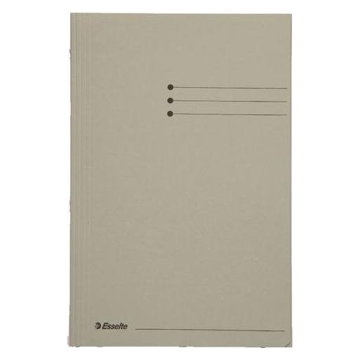 Esselte Dreiflügelmappe 1032307 Folio Karton 235 mm x 350 mm Grau (Folio, 50x) (1032307)