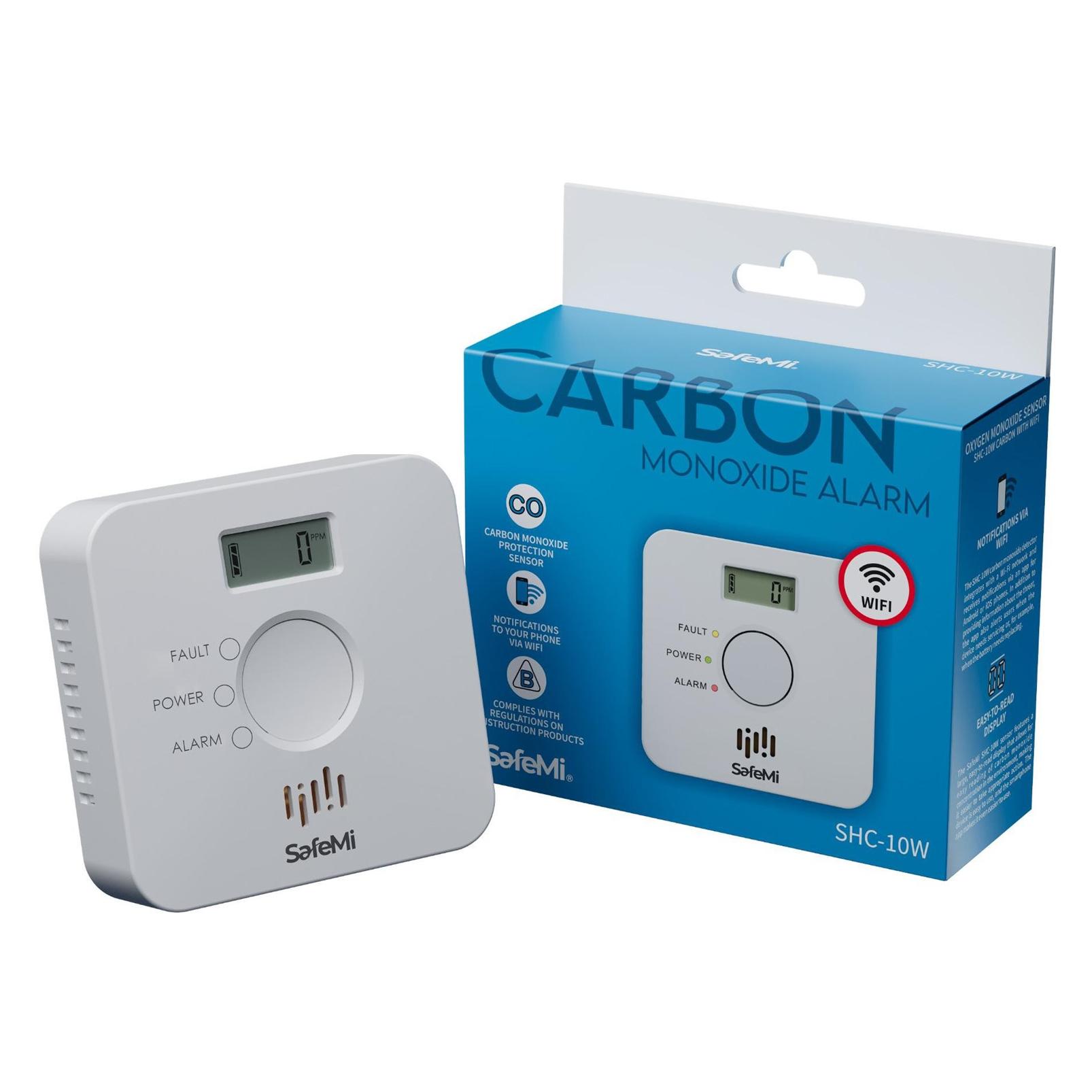 SafeMi Czujnik dymu - WiFi - Gwarancja 3 lata SHC-10W (SHC-10W)