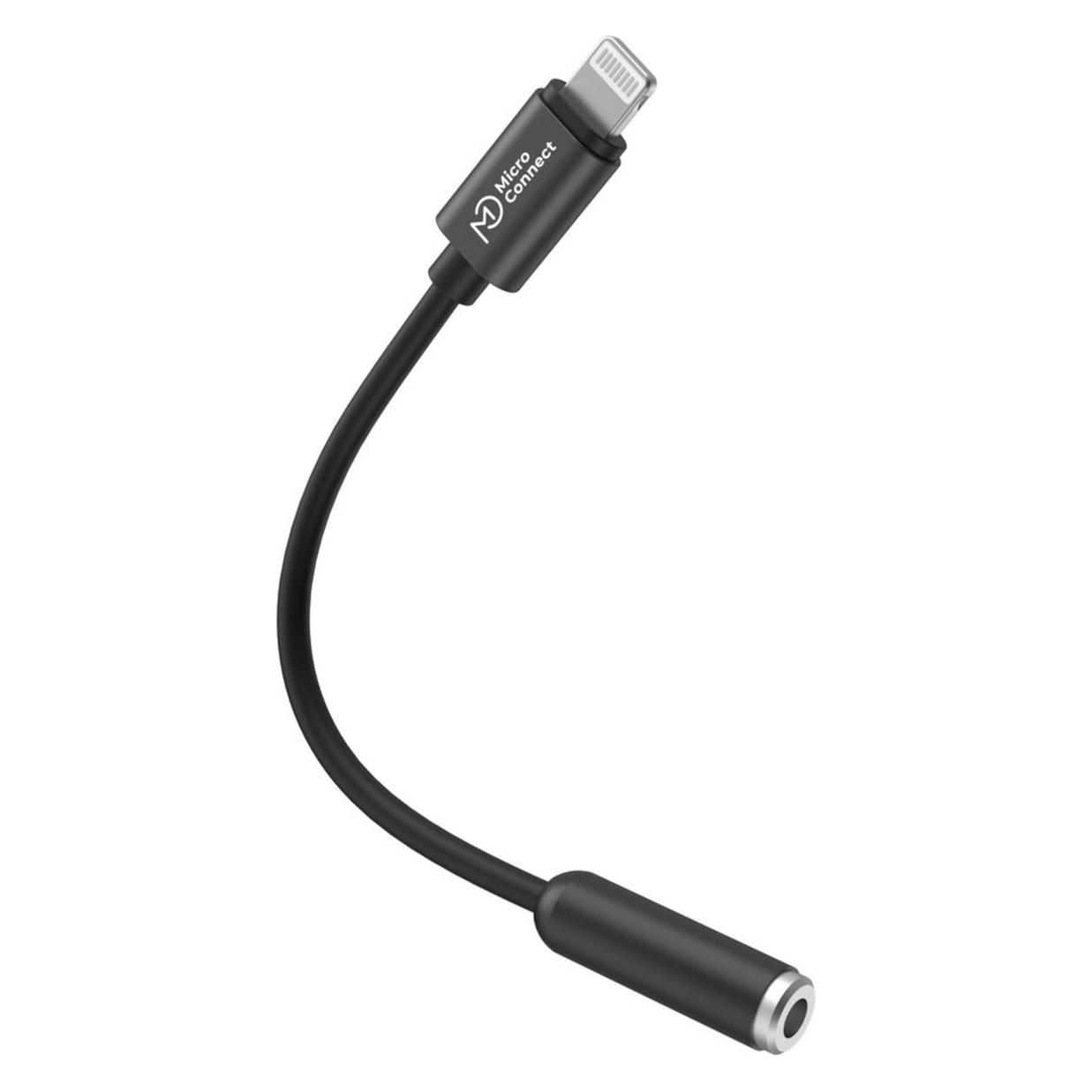 MicroConnect Lightning to 3.5mm Jack (Digital -> Analog, Klinkenadapter) (MC-LIGHTJACK3.5)