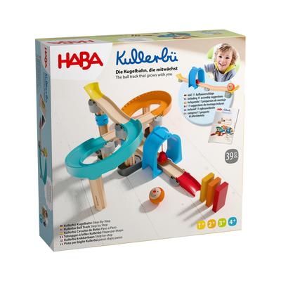 Kugelbahn HABA "Kullerbü - Step-By-Step", bunt, Kugelbahnen, Kinder, Holz