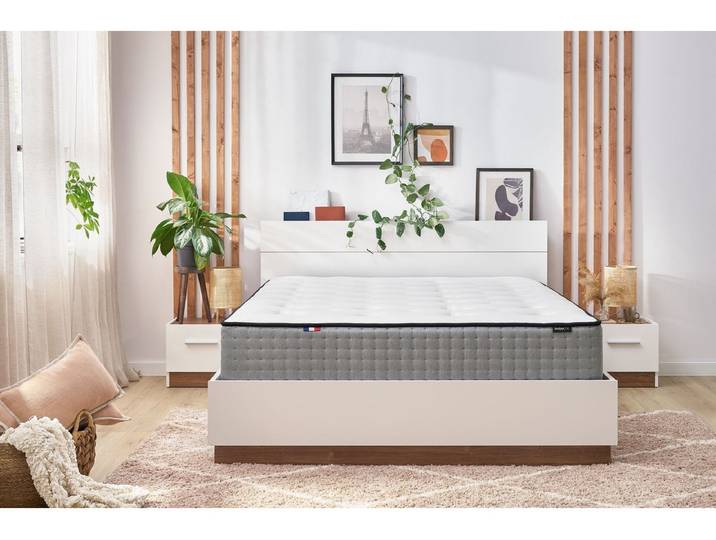 Matelas CAPUCINE 30 cm 672 ressorts ensachés + mémoire de forme 180x200