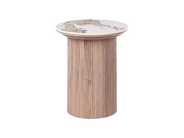 Table d'appoint DORA Céramique Marron