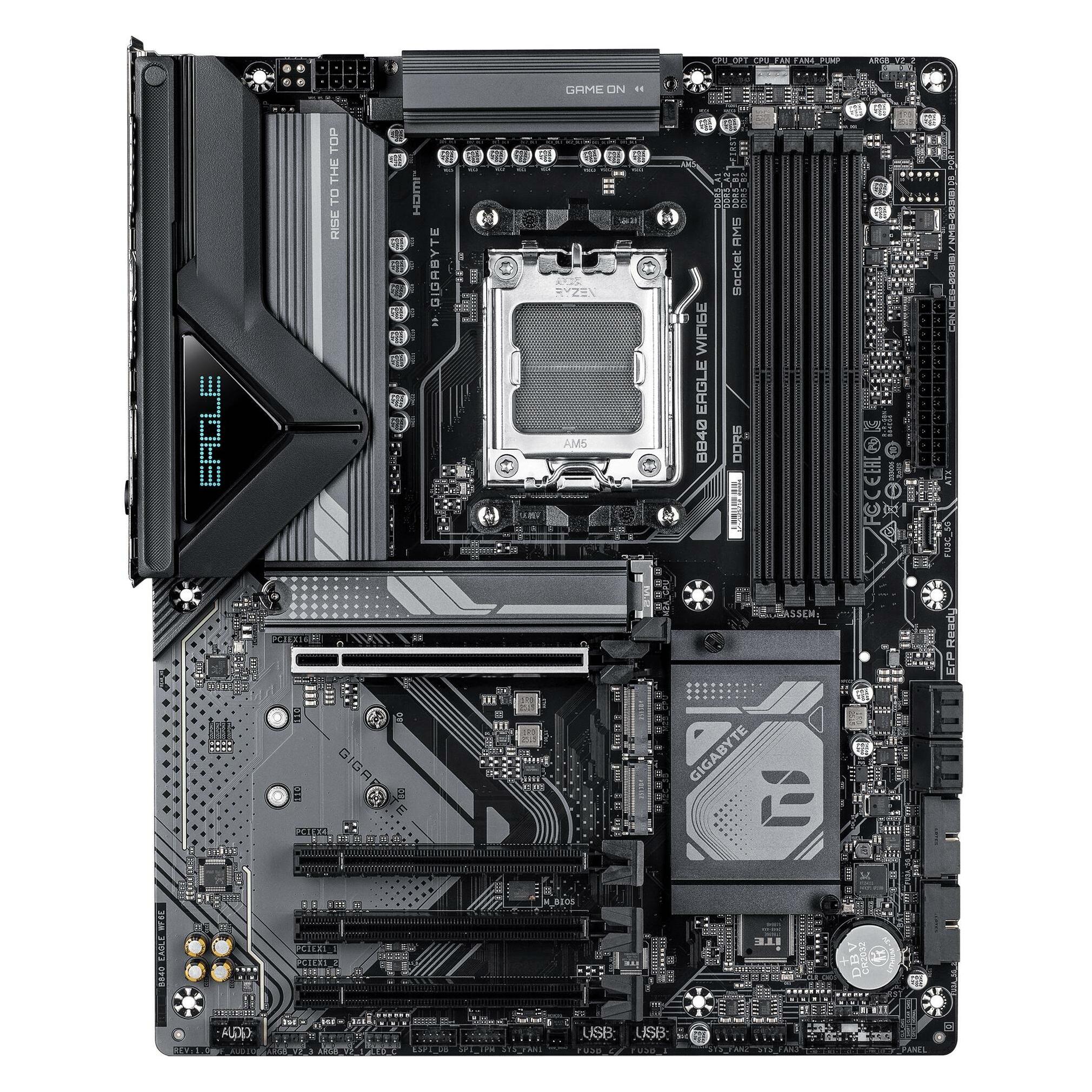 Gigabyte MB GBT AMD AM5 B840 EAGLE WF6E (AM5, AMD B840, ATX) (B840 EAGLE WF6E)
