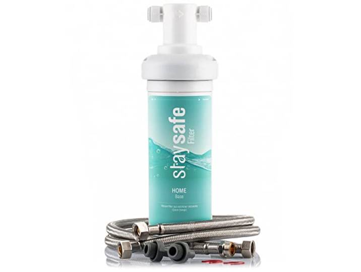 stsafe BASE Wasserfilter Untertisch I Schadstoffentfernung Trinkwasser Trinkwasserfilter für Küche, Aktivkohle Filtersystem, schneller Einbau unter der Spüle, kein zusätzlicher Wasserhahn nötig