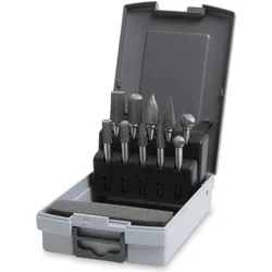 BETA, Raspel + Feile, 426MD/SP10 Rotierfeilensatz aus Hartmetall, 10 Rotationsfeilen (Werkzeuge für Stahl und Edelsta (90 mm)