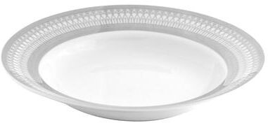 10 Strawberry Street Iriana Silver Rim Soup Set of 6