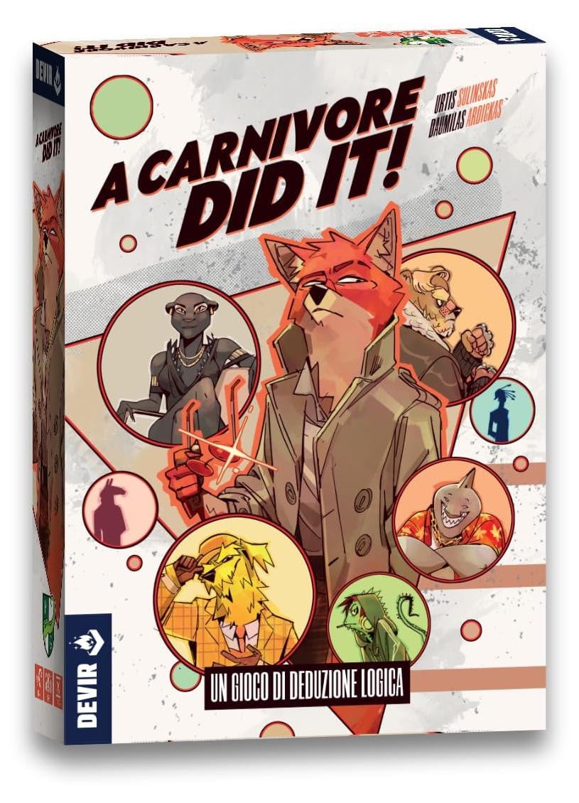 DEVIR A Carnivore Did It! – Coöperatief bordspel voor deductie en onderzoek