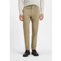 BOSS für Herren. 50510917 Beige konisch zulaufende Chino-Hose (33/30), Lässig, Baumwolle