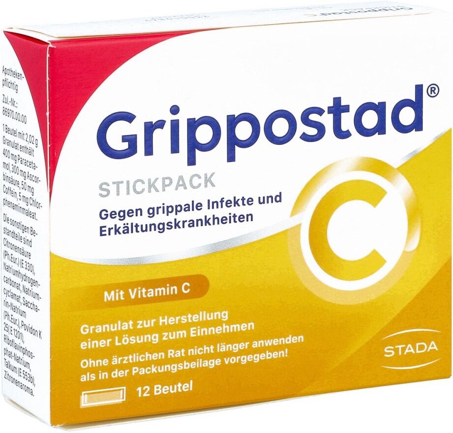 Grippostad C Stickpack bei Erkältung 12stk