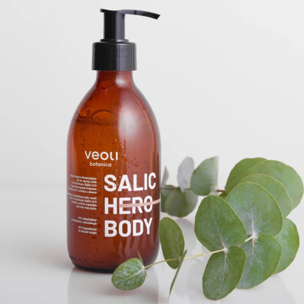 Veoli Botanica Salic Hero Cleansing and Exfoliating Body Washing Gel 280mL