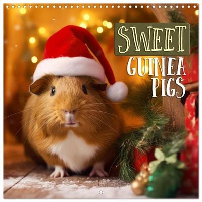 Sweet GUINEA PIGS (Wall Calendar 2027 12 × 12 Inch) CALVENDO 12 Month Wall Calendar