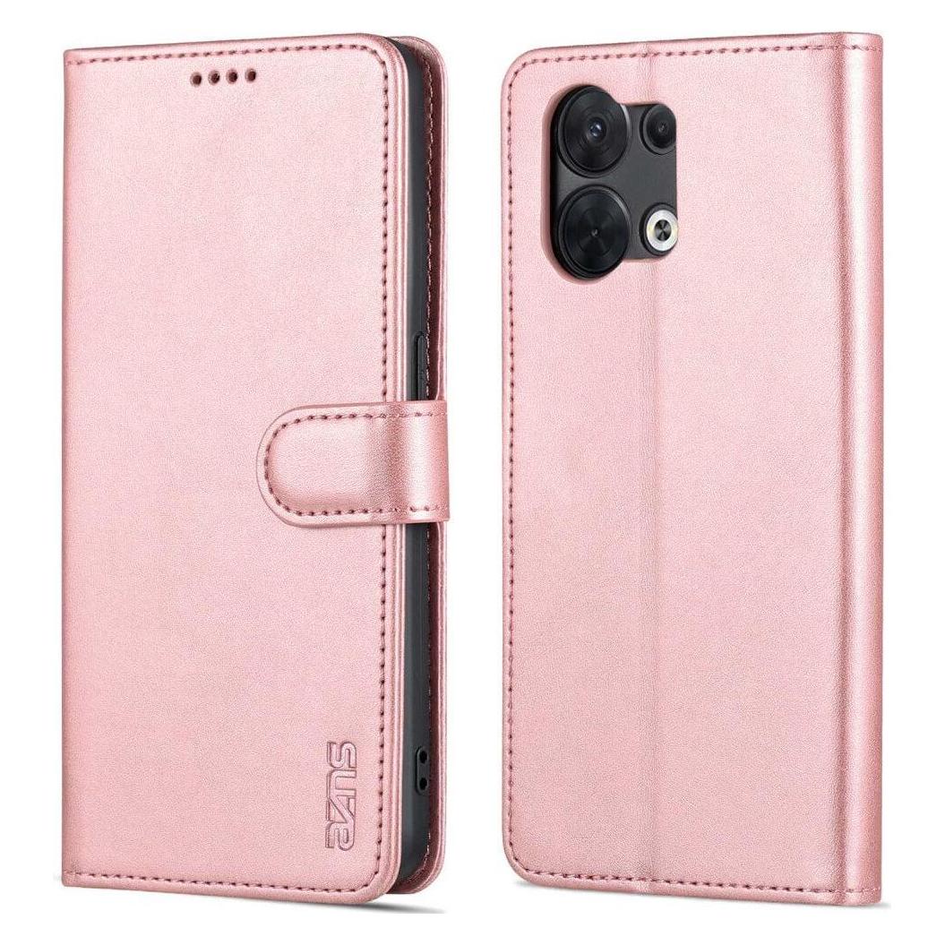 Cover-Discount OPPO Reno8 Pro - Leder Etui Hülle rosa (OPPO Reno8 Pro) (660103921A)