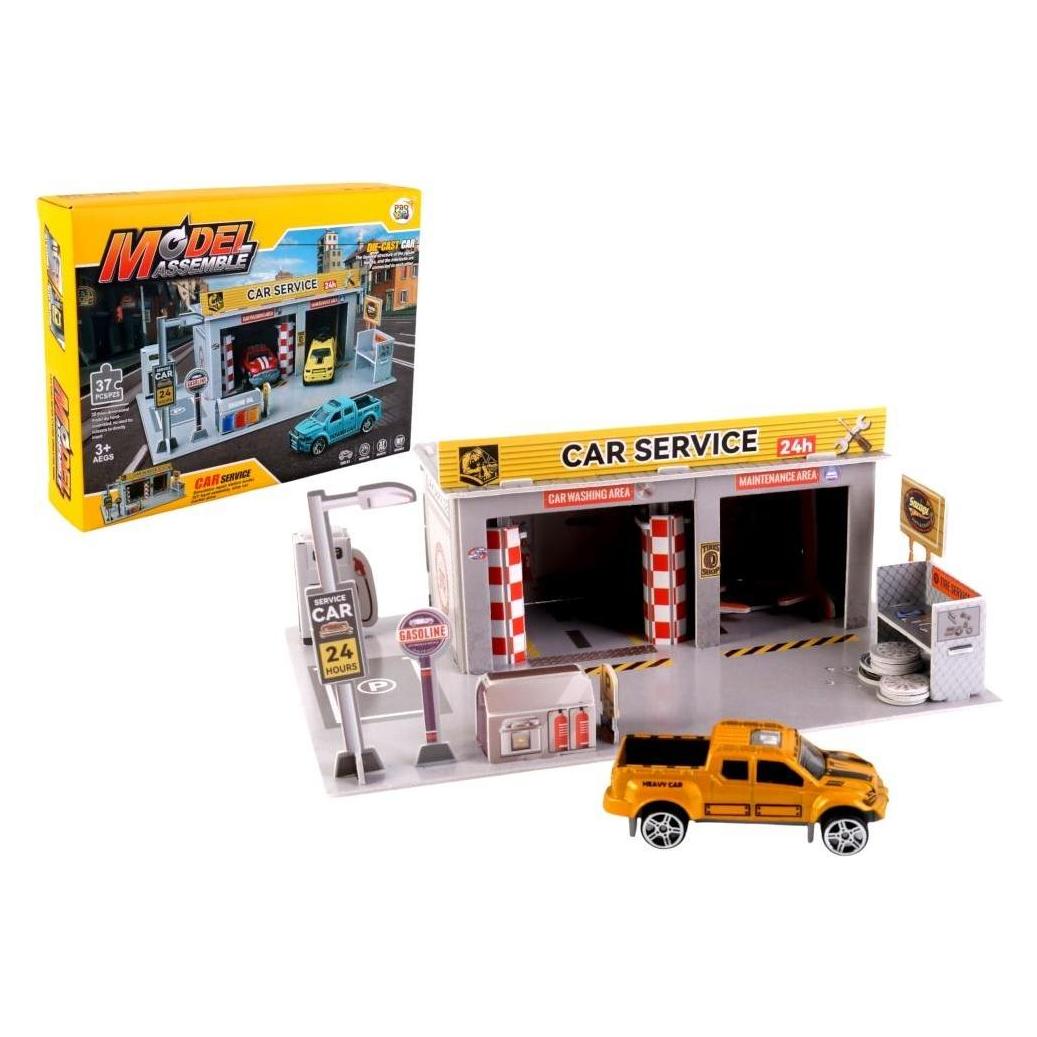 Pro Kids Autowerkstatt mit einem Auto (56586122)