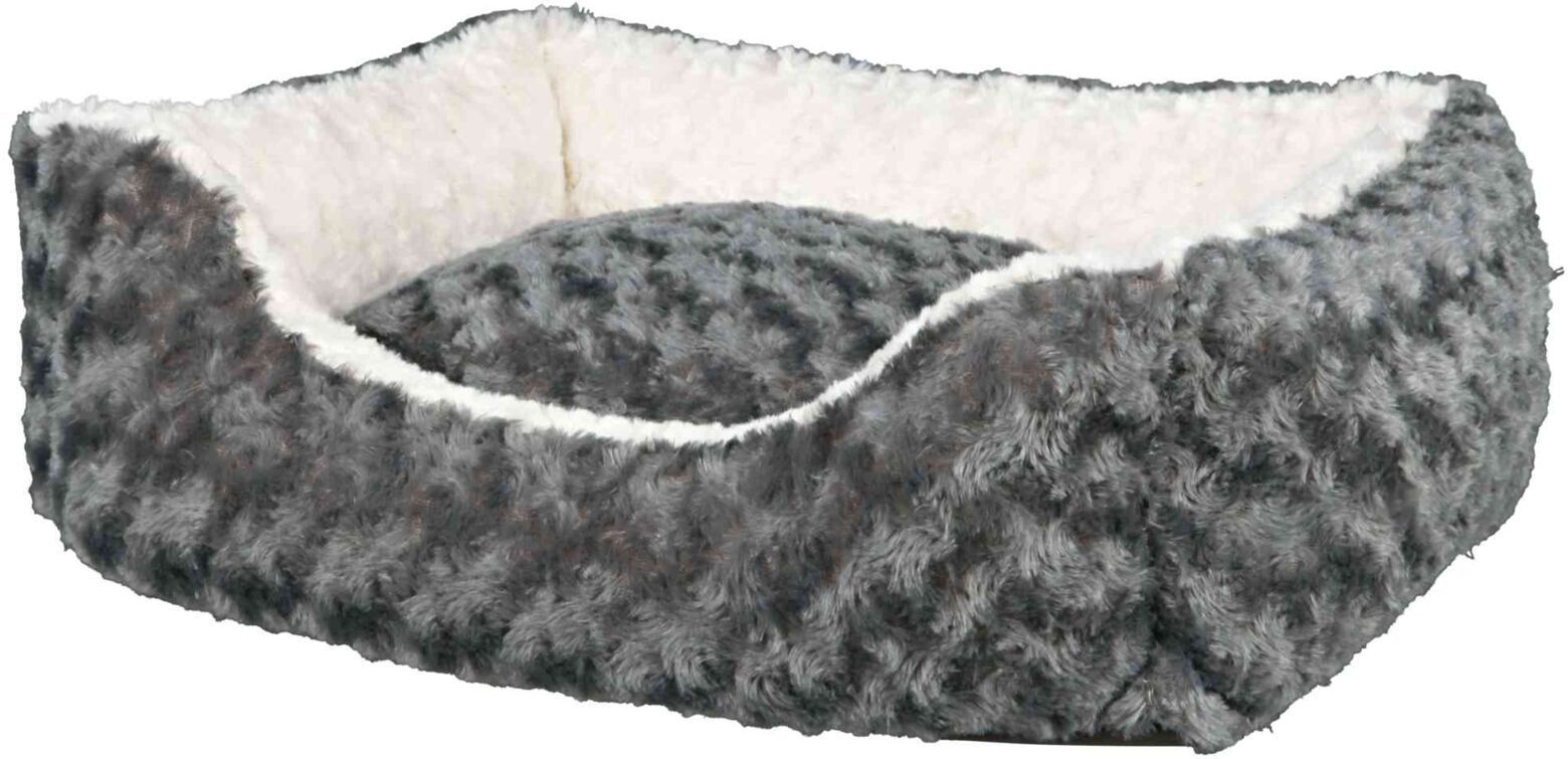 TRIXIE Bett Kaline, eckig, 80 x 65 cm, grau / creme